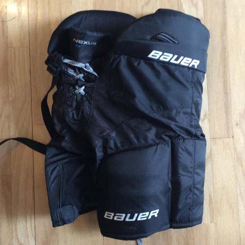 Black Junior Medium Bauer Nexus N7000  Hockey Pants