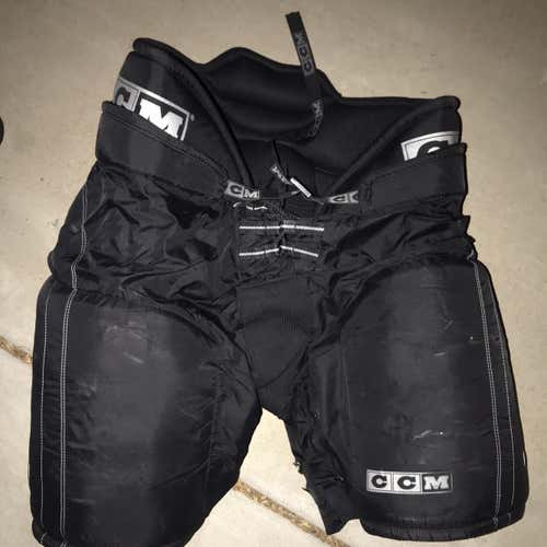 Black Senior XL CCM Hockey Pants