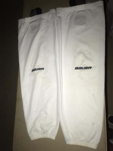 White Senior XL Bauer Socks