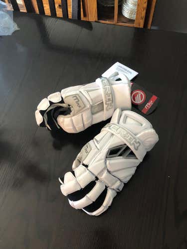 Brand new White Maverik Max gloves
