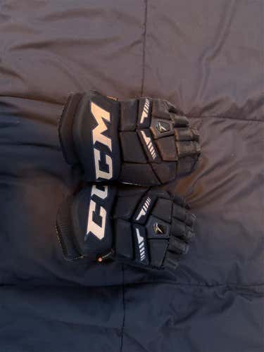 Blue Junior CCM Ultra Tacks 12"  Gloves
