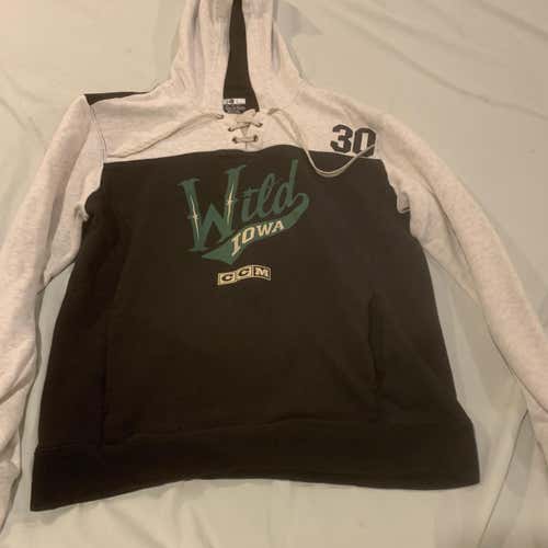 AHL Iowa Wild Team IssuedMen's Medium CCM Hoodie