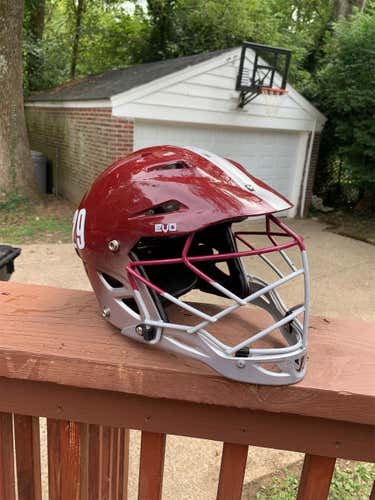 Red Adult Player's Warrior Evo Helmet
