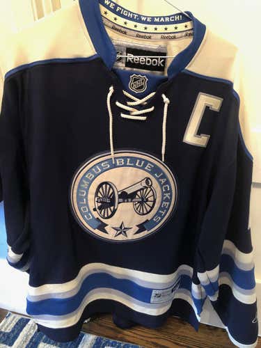 Rick Nash Blue Jackets Vintage Jersey
