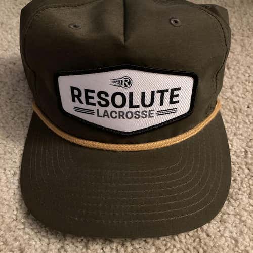 Olive Green Resolute Lacrosse Hat
