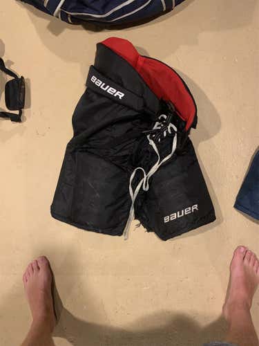 Black Senior Medium Bauer Vapor X5.0  Hockey Pants