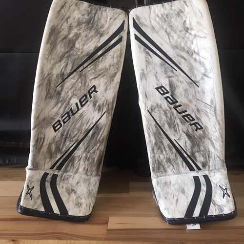 Custom SENIOR MEDIUM Bauer Vapor 2X Pro Goalie Pads