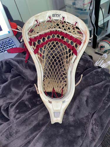 STX Hammer White Used Defense Strung Head