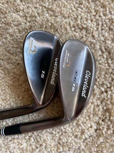 2 Used Right Handed CG15 Steel Shaft Wedge