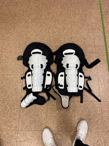 Adult XL Box Lacrosse Shin Guards