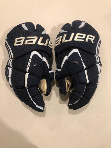 Blue Senior Bauer Vapor APX Pro 15" Pro Stock Gloves