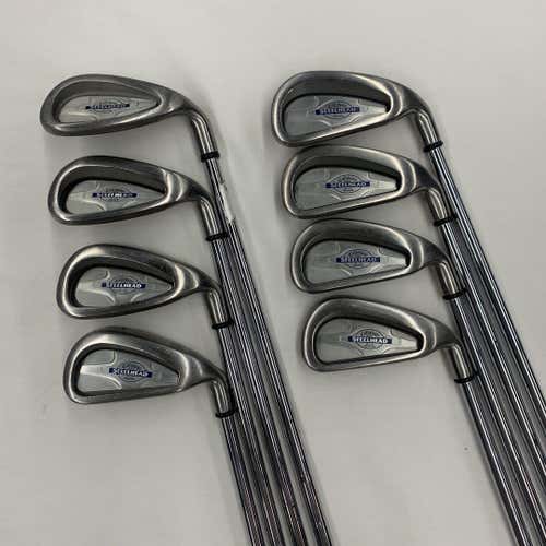Used Callaway Steelhead X-14 Golf Iron Set, 3i-pw
