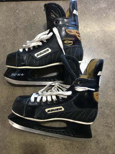 Used Bauer Supreme 5000 Senior 7 Ice Skates Ice Hockey Skates