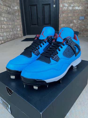 Jordan 4 Retro 'Travis Scott Cactus Jack' Cleats sz 9.5