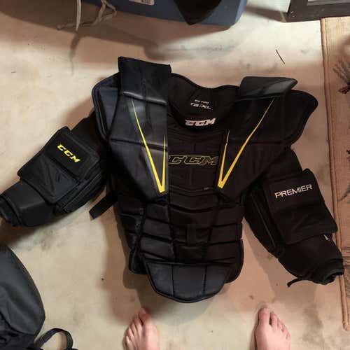 Senior XL CCM Premier Pro Chest and Arm Protector Pro Stock Goalie Chest Protector