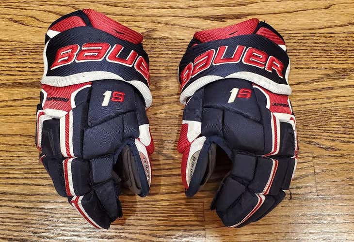 Bauer Supreme 1S Youth Hockey Gloves 12"