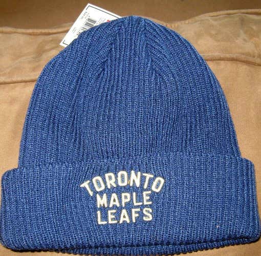 Toronto Maple Leafs NHL CCM Blue Centennial Classic Cuffed Knit Hat/Toque-NWT!