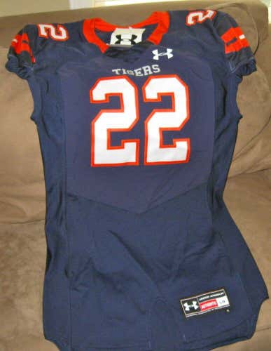 Auburn Tigers NCAA Under Armour Authentic Game Weight / Cut Football Jersey New