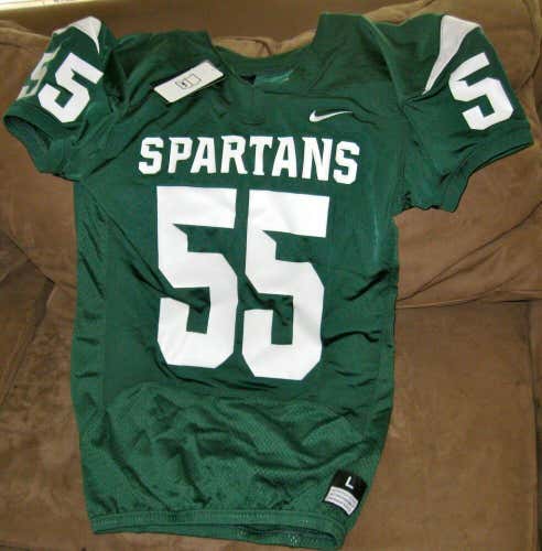 Michigan State Spartans NCAA Nike MSU Game Weight/Cut Football Jersey-NWT!