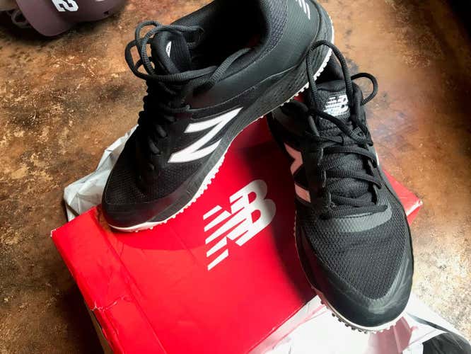New Balance Black Adult Men's Size 11 D Turf Shoes