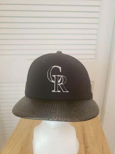 NWS Colorado Rockies Snakeskin New Era 59fifty Hat 7 MLB