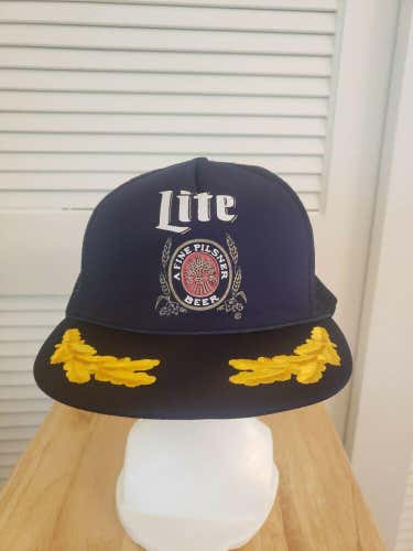 Vintgae Miller Lite Mesh Trucker Snapback Hat