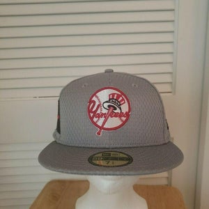 NWS New York Yankees Mesh Batting Practice New Era 59fifty Hat 7 1/4 TRL MLB