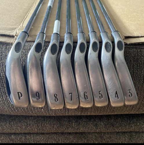 Men's Left Hand X-18 Regular Flex Steel Shaft Iron Set