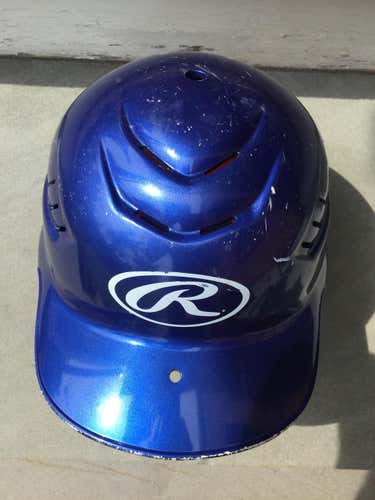 Rawlings CFBHN-R2 Batting Helmet Blue Used 6.5 to 7.5