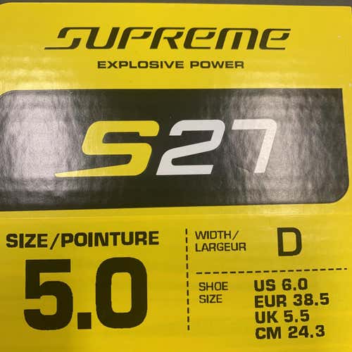 Price Is The Price! New Bauer S27 Junior Skates