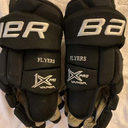 Black Senior Bauer Vapor 1X Pro 14" Pro Stock Gloves