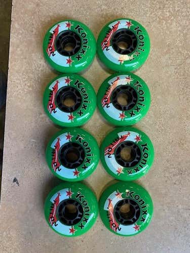 NEW Set of 8 Outdoor 82A Hardness Knoixx Triton Wheels - eight 80mm