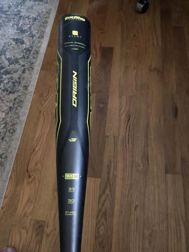 Used High School/College BBCOR Certified 2018 AXE Alloy Hyperwhip Bat (-3) 30 oz 33"