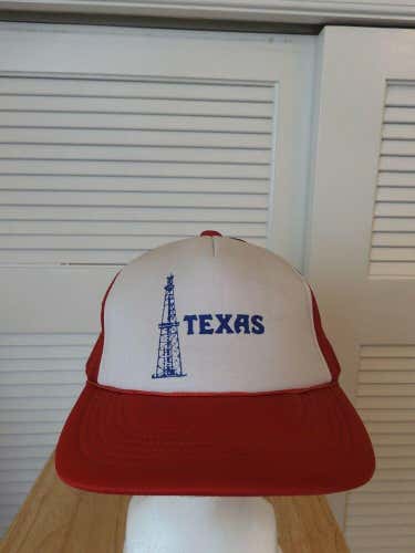 Vintage Texas Drilling Rig Mesh Trucker Snapback Hat