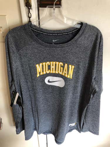 Michigan Wolverines Nike Men’s LS NCAA Tee XL