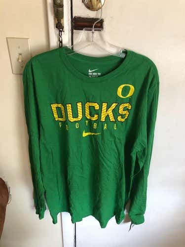 Oregon Ducks Nike Men’s NCAA Football Tee LS XL