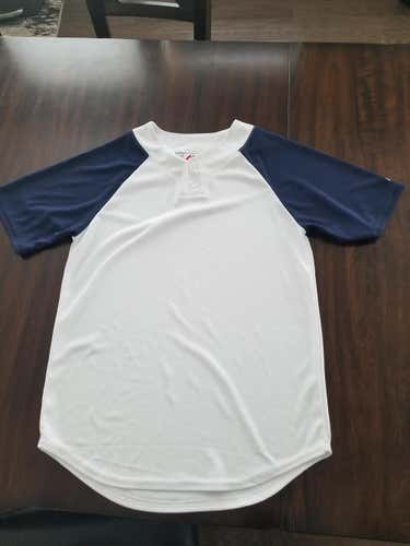 White New Adult Men's Small Majestic Jersey