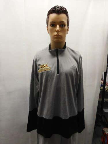 NWT Iona Basketball Adidas 1/4 Zip Pullover Jacket NCAA XL