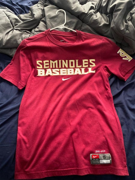 Florida State Baseball Garnet Men's Small Nike Shirt
