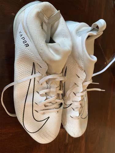 White Men's Nike Vapor Cleats