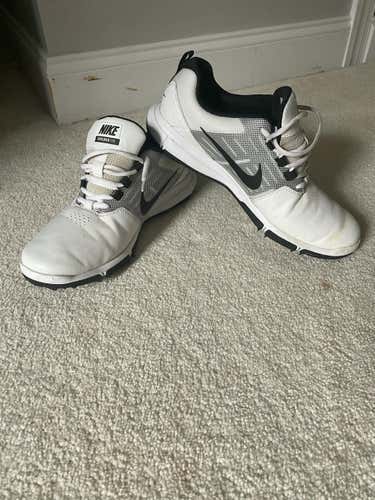 White Used Size 9.5 (Women's 10.5) Nike Golf Shoes