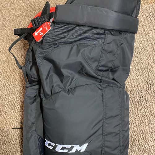 Black Senior Medium CCM HP45X Pro Stock Hockey Pants