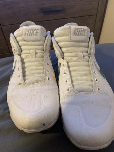 White Men's Turf Cleats Low Cut