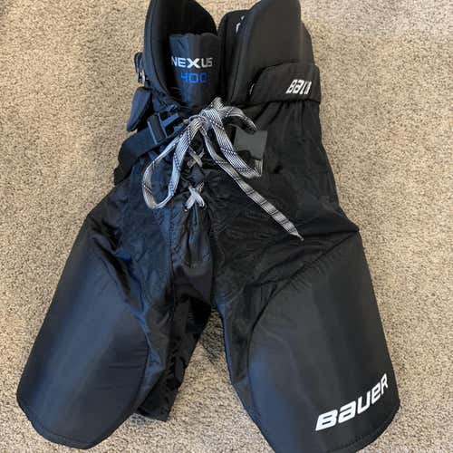 Black Senior Large Bauer Nexus 400 Hockey Pants