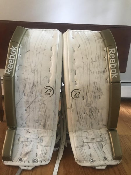 Used Senior 33" Reebok Premier 4 14K Goalie Leg Pads