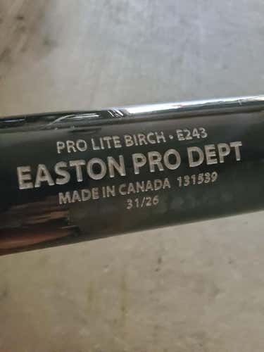 Used 2020 Easton Wood Bat (-5) 26 oz 31"