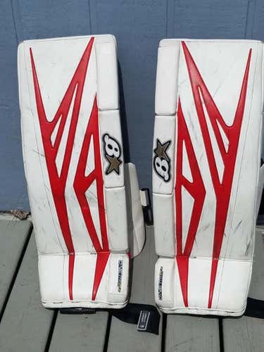 Used 30" +1 Brian's GNETiK 8.0 Goalie Leg Pads