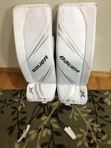Used 32" Bauer Vapor 2X Goalie Leg Pads - Intermediate Large
