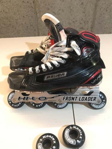 Christmas Deal!!!1X Bauer Goalie Inline Skates Sz9