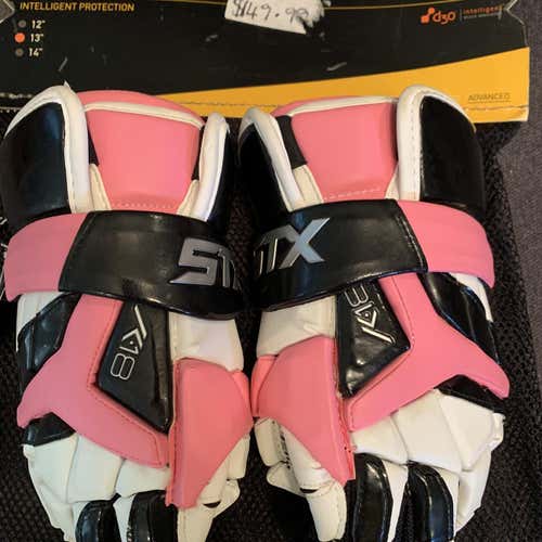 Ultra Rare Pink NWT STX K18 13" Lacrosse Gloves